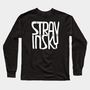 Composer, Igor Stravinsky Long Sleeve T-Shirt